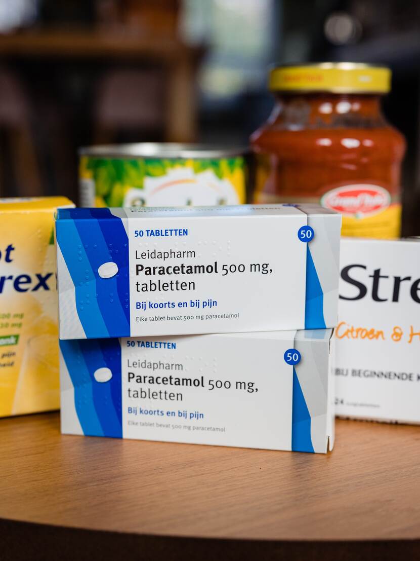 Pakjes paracetamol