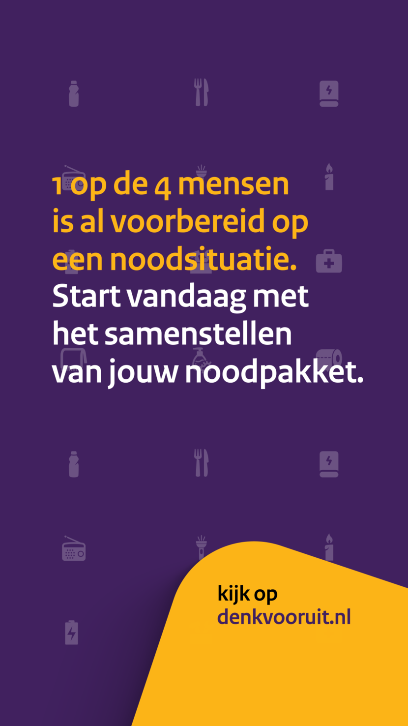 Wat zit er in een noodpakket (story)